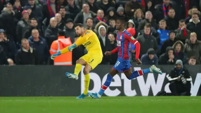 Framed Print : Decisive Moment: Crystal Palace vs. Brighton & Hove Albion at Selhurst Park (16DEC19) Framed Print : Decisive Moment: Crystal Palace vs. Brighton & Hove Albion at Selhurst Park (16DEC19)
