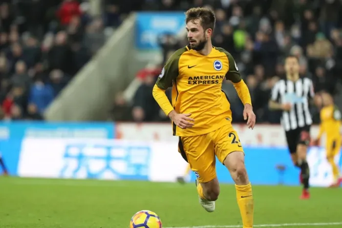 Framed Print : Decisive Moment: Davy Propper of Brighton and Hove Albion in Action Against Newcastle United (30DEC17) Framed Print : Decisive Moment: Davy Propper of Brighton and Hove Albion in Action Against Newcastle United (30DEC17)