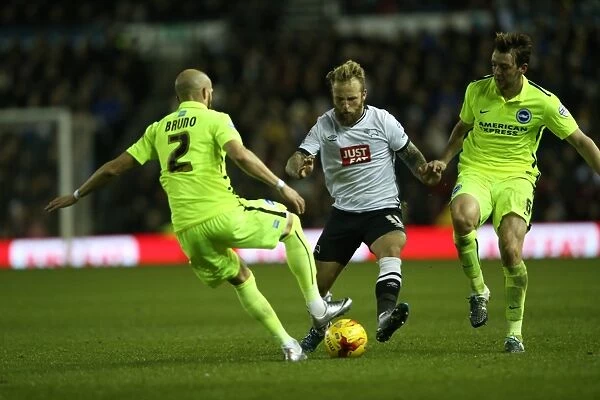 Decisive Moment: Derby County vs. Brighton and Hove Albion in Sky Bet Championship (12 / 12 / 2015)