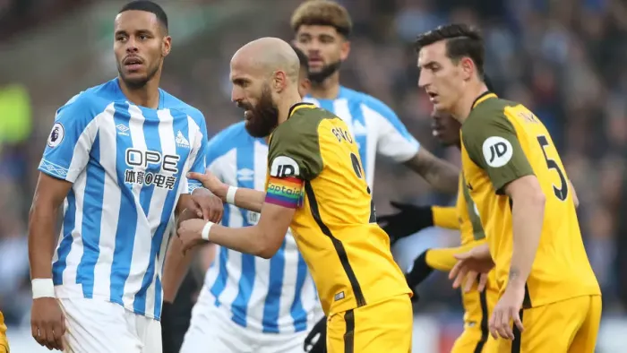Framed Print : Decisive Moment: Huddersfield vs. Brighton & Hove Albion - Premier League Clash (01DEC18) Framed Print : Decisive Moment: Huddersfield vs. Brighton & Hove Albion - Premier League Clash (01DEC18)