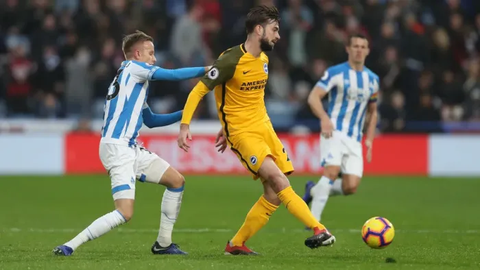 Framed Print : Decisive Moment: Huddersfield vs. Brighton & Hove Albion - Premier League (1st December 2018) Framed Print : Decisive Moment: Huddersfield vs. Brighton & Hove Albion - Premier League (1st December 2018)