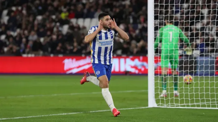 Framed Print : Decisive Moment at The London Stadium: West Ham United vs. Brighton and Hove Albion (1st December 2021) Framed Print : Decisive Moment at The London Stadium: West Ham United vs. Brighton and Hove Albion (1st December 2021)