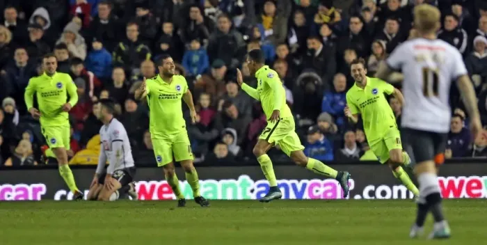 Framed Print : Decisive Moment: Sky Bet Championship Clash Between Derby County and Brighton & Hove Albion (12 / 12 / 2015) Framed Print : Decisive Moment: Sky Bet Championship Clash Between Derby County and Brighton & Hove Albion (12 / 12 / 2015)