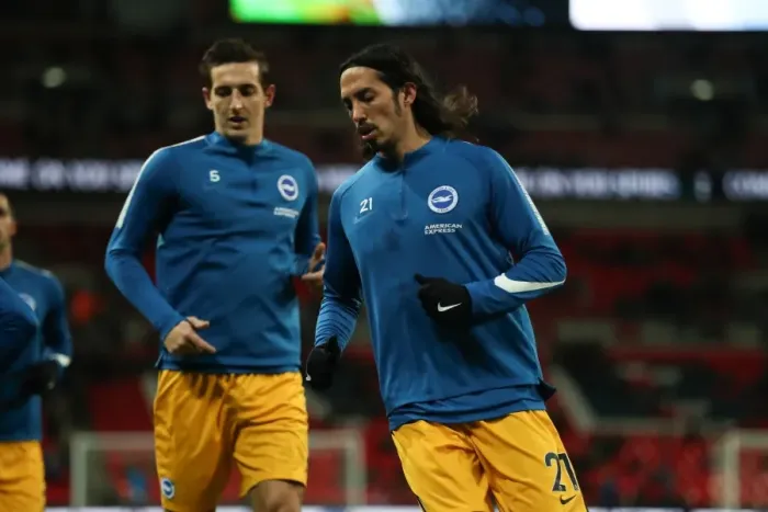 Framed Print : Decisive Moment at Wembley: Brighton and Hove Albion Stun Tottenham Hotspur in Premier League Thriller