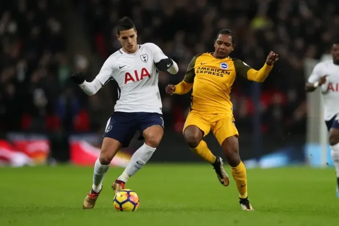 Framed Print : Decisive Moment at Wembley: Tottenham vs. Brighton, Premier League (13DEC17)