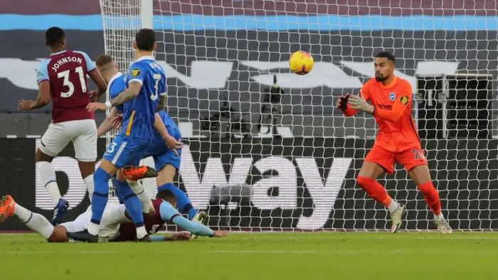 Framed Print : Decisive Moment: West Ham vs. Brighton - Premier League Clash (27DEC20) Framed Print : Decisive Moment: West Ham vs. Brighton - Premier League Clash (27DEC20)