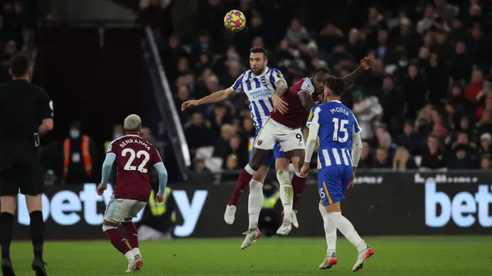 Framed Print : Decisive Moment: West Ham vs. Brighton - Premier League Clash at The London Stadium (01DEC21) Framed Print : Decisive Moment: West Ham vs. Brighton - Premier League Clash at The London Stadium (01DEC21)