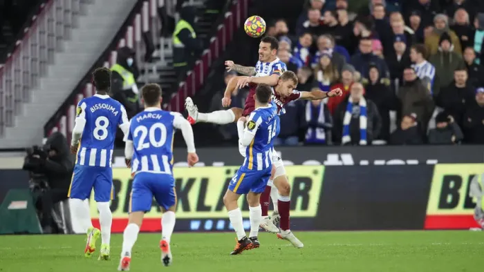 Framed Print : Decisive Moment: West Ham vs. Brighton - Premier League Showdown at The London Stadium (01DEC21) Framed Print : Decisive Moment: West Ham vs. Brighton - Premier League Showdown at The London Stadium (01DEC21)