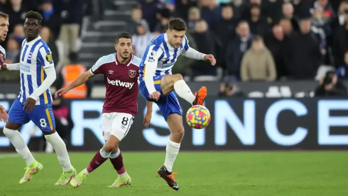 Framed Print : Decisive Moment: West Ham vs. Brighton - Premier League Showdown at The London Stadium (01DEC21) Framed Print : Decisive Moment: West Ham vs. Brighton - Premier League Showdown at The London Stadium (01DEC21)