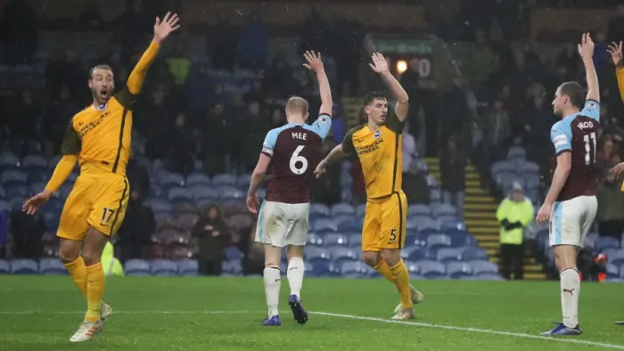 Framed Print : Decisive Moments: Burnley vs. Brighton & Hove Albion at Turf Moor (08DEC18)