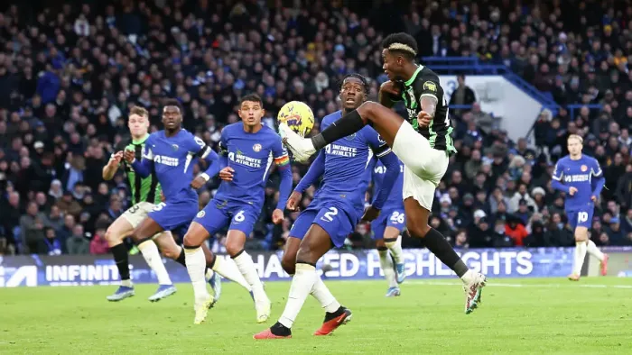 Framed Print : Decisive Moments: Chelsea vs. Brighton & Hove Albion at Stamford Bridge (03DEC23) Framed Print : Decisive Moments: Chelsea vs. Brighton & Hove Albion at Stamford Bridge (03DEC23)