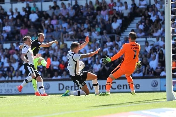 Derby County vs. Brighton and Hove Albion: EFL Sky Bet Championship Showdown at iPro Stadium (06AUG16)