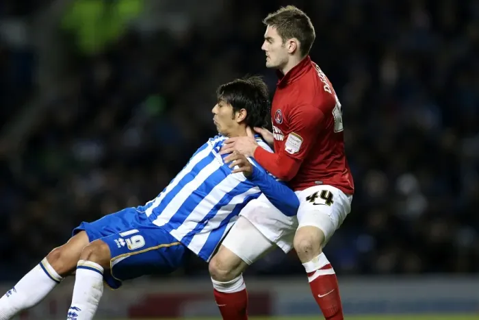 Framed Print : Determined Leonardo Ulloa Leads Brighton & Hove Albion to Victory over Charlton Athletic (April 2, 2013) Framed Print : Determined Leonardo Ulloa Leads Brighton & Hove Albion to Victory over Charlton Athletic (April 2, 2013)