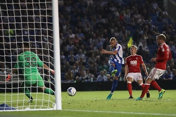 Disallowed Goal: Jiri Skalak's Strike for Brighton & Hove Albion vs. Nottingham Forest (12AUG16)