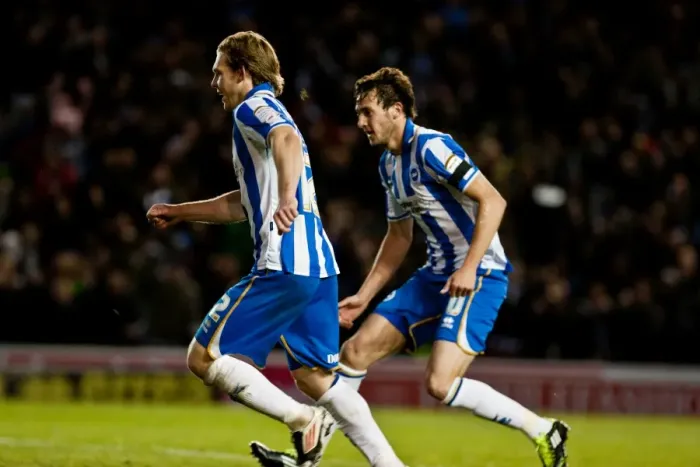 Framed Print : Dramatic Equalizer: Wil Buckley Rescues a Point for Brighton & Hove Albion vs. Watford in Npower Championship (April 17, 2012, Amex Stadium) Framed Print : Dramatic Equalizer: Wil Buckley Rescues a Point for Brighton & Hove Albion vs. Watford in Npower Championship (April 17, 2012, Amex Stadium)
