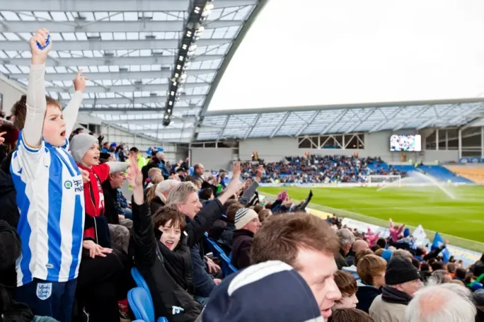 Framed Print : Electric Atmosphere at The Amex: Brighton & Hove Albion FC Crowd Shots (2011-12) Framed Print : Electric Atmosphere at The Amex: Brighton & Hove Albion FC Crowd Shots (2011-12)