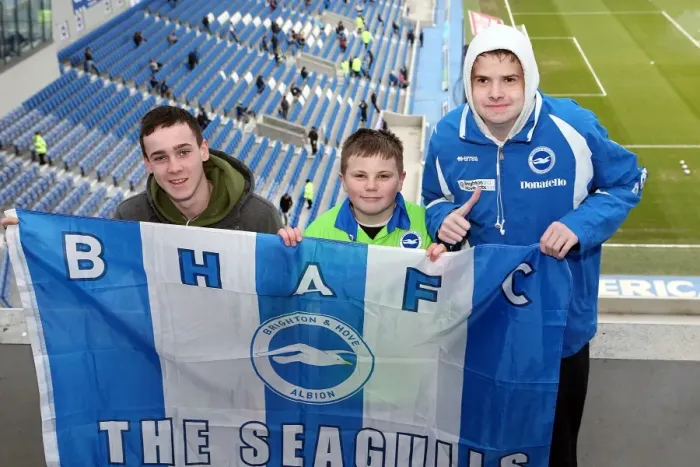 Framed Print : Electric Atmosphere: Brighton & Hove Albion Fans at the Amex Stadium (2012-2013) Framed Print : Electric Atmosphere: Brighton & Hove Albion Fans at the Amex Stadium (2012-2013)
