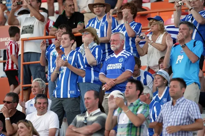 Framed Print : The Electric Atmosphere: Brighton & Hove Albion vs. Sunderland (2010) - Withdean Era Crowd Shots Framed Print : The Electric Atmosphere: Brighton & Hove Albion vs. Sunderland (2010) - Withdean Era Crowd Shots