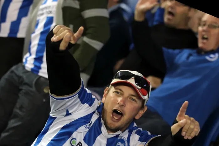 Framed Print : Electric Atmosphere: Crowd Shots at The Amex (2012-2013) - Brighton & Hove Albion Fans in Action Framed Print : Electric Atmosphere: Crowd Shots at The Amex (2012-2013) - Brighton & Hove Albion Fans in Action