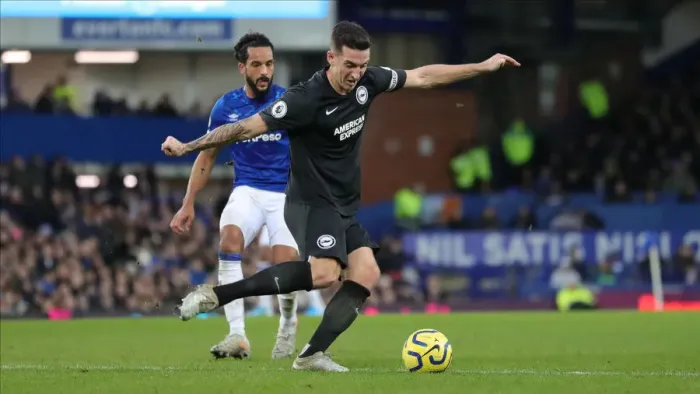 Framed Print : Eleventh January 2020: Premier League Battle - Everton vs. Brighton & Hove Albion at Goodison Park