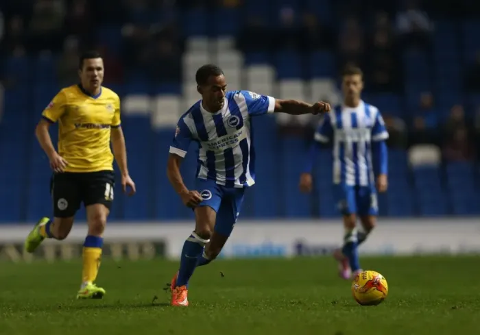 Framed Print : Elliott Bennett in Action: Brighton & Hove Albion vs Wigan Athletic (Nov 2014) Framed Print : Elliott Bennett in Action: Brighton & Hove Albion vs Wigan Athletic (Nov 2014)