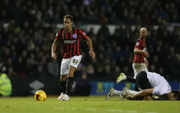 Framed Print : Elliott Bennett: In Action at iPro Stadium - Derby County vs. Brighton & Hove Albion (December 6, 2014) Framed Print : Elliott Bennett: In Action at iPro Stadium - Derby County vs. Brighton & Hove Albion (December 6, 2014)