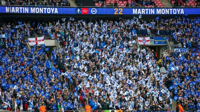 Framed Print : Emirates FA Cup Semi-Final: Manchester City vs. Brighton & Hove Albion Showdown at Wembley Stadium (06.04.19) Framed Print : Emirates FA Cup Semi-Final: Manchester City vs. Brighton & Hove Albion Showdown at Wembley Stadium (06.04.19)