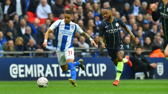 Framed Print : Emirates FA Cup Semi-Final: Manchester City vs. Brighton & Hove Albion Showdown at Wembley Stadium (06.04.19) Framed Print : Emirates FA Cup Semi-Final: Manchester City vs. Brighton & Hove Albion Showdown at Wembley Stadium (06.04.19)