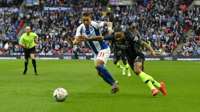 Framed Print : Emirates FA Cup Semi-Final: Manchester City vs. Brighton & Hove Albion Showdown at Wembley Stadium (06.04.19) Framed Print : Emirates FA Cup Semi-Final: Manchester City vs. Brighton & Hove Albion Showdown at Wembley Stadium (06.04.19)