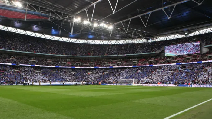 Framed Print : Emirates FA Cup Semi-Final: Manchester City vs. Brighton & Hove Albion Showdown at Wembley Stadium (06.04.19) Framed Print : Emirates FA Cup Semi-Final: Manchester City vs. Brighton & Hove Albion Showdown at Wembley Stadium (06.04.19)