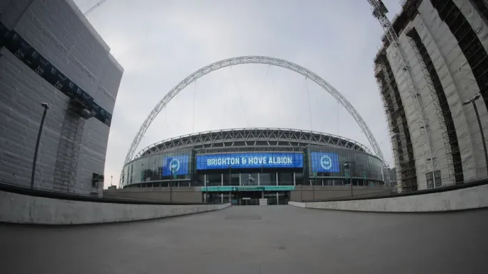 Framed Print : Emirates FA Cup Semi-Final: Manchester City vs. Brighton & Hove Albion Showdown at Wembley Stadium (06.04.19) Framed Print : Emirates FA Cup Semi-Final: Manchester City vs. Brighton & Hove Albion Showdown at Wembley Stadium (06.04.19)