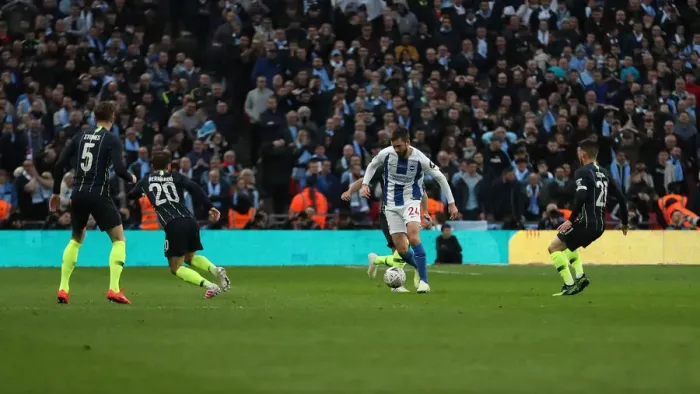 Framed Print : Emirates FA Cup Semi-Final: Manchester City vs. Brighton & Hove Albion Showdown at Wembley Stadium (06.04.19) Framed Print : Emirates FA Cup Semi-Final: Manchester City vs. Brighton & Hove Albion Showdown at Wembley Stadium (06.04.19)