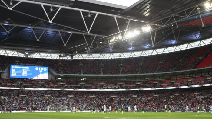 Framed Print : Emirates FA Cup Semi-Final: Manchester City vs. Brighton & Hove Albion Showdown at Wembley Stadium (06.04.19) Framed Print : Emirates FA Cup Semi-Final: Manchester City vs. Brighton & Hove Albion Showdown at Wembley Stadium (06.04.19)