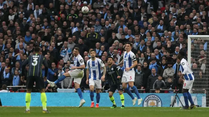 Framed Print : Emirates FA Cup Semi-Final: Manchester City vs. Brighton & Hove Albion Showdown at Wembley Stadium (06APR19) Framed Print : Emirates FA Cup Semi-Final: Manchester City vs. Brighton & Hove Albion Showdown at Wembley Stadium (06APR19)