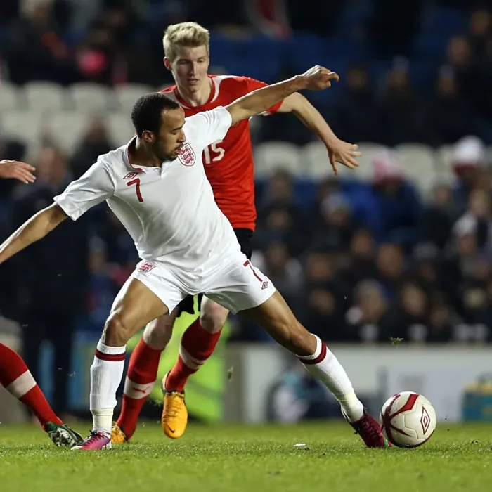 Framed Print : England U21 vs Austria U21 at The Amex: Brighton and Hove Albion Hosts Framed Print : England U21 vs Austria U21 at The Amex: Brighton and Hove Albion Hosts
