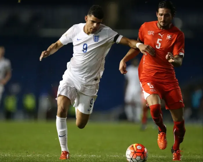 Framed Print : England U21s vs. Switzerland: Action from the 2016 European Championship Qualifier at Brighton & Hove Albion FC (16 November 2015) Framed Print : England U21s vs. Switzerland: Action from the 2016 European Championship Qualifier at Brighton & Hove Albion FC (16 November 2015)