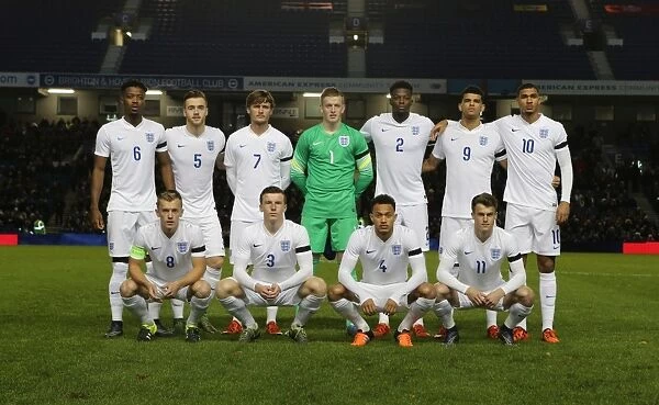 England U21s vs. Switzerland: Action from the 2016 European Championship Qualifier at Brighton and Hove Albion FC (16 November 2015)
