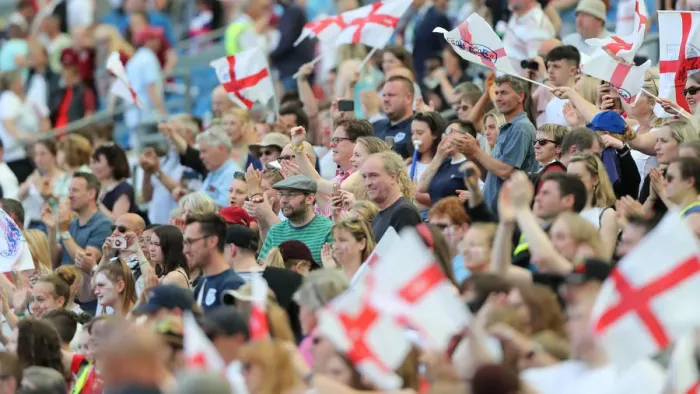 Framed Print : England Women vs New Zealand Women: FIFA World Cup Warm-Up Match at Brighton and Hove Albion's American Express Community Stadium (01.06.19)