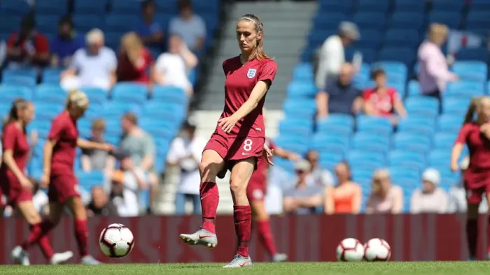 Framed Print : England Women vs New Zealand Women: FIFA World Cup Warm-Up Match at Brighton and Hove Albion's American Express Community Stadium (01.06.19)