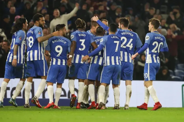 Framed Print : FA Cup 3rd Round: Brighton & Hove Albion vs. Crystal Palace Clash at American Express Community Stadium (08.01.18) Framed Print : FA Cup 3rd Round: Brighton & Hove Albion vs. Crystal Palace Clash at American Express Community Stadium (08.01.18)