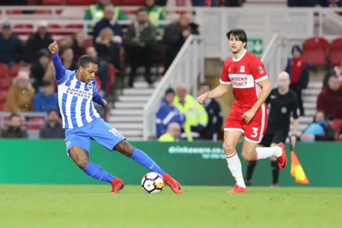 Framed Print : FA Cup 4th Round: Middlesbrough vs. Brighton and Hove Albion Clash at Riverside Stadium (27Jan18)