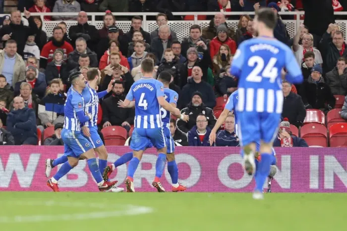 Framed Print : FA Cup 4th Round: Middlesbrough vs. Brighton and Hove Albion Clash at Riverside Stadium (27Jan18) Framed Print : FA Cup 4th Round: Middlesbrough vs. Brighton and Hove Albion Clash at Riverside Stadium (27Jan18)