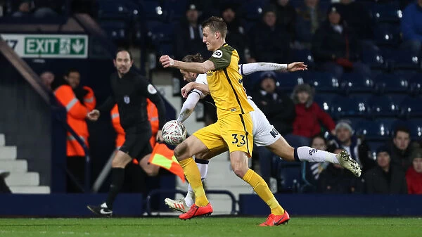 FA Cup Fourth Round: West Bromwich Albion vs. Brighton and Hove Albion (6 February 2019) - Intense Match Action at The Hawthorns