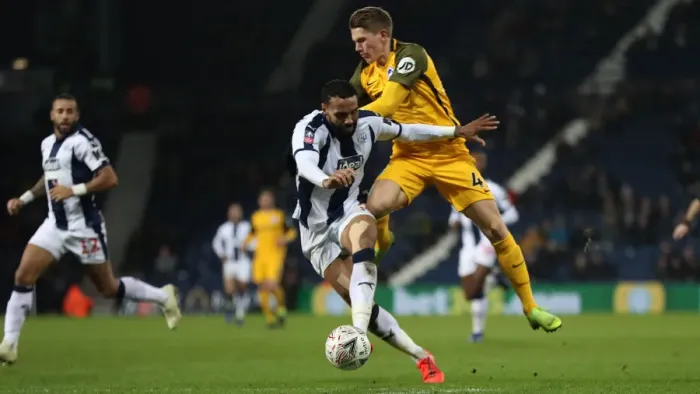 Framed Print : FA Cup Fourth Round: West Bromwich Albion vs. Brighton and Hove Albion (06FEB19) - Intense Match Action at The Hawthorns Framed Print : FA Cup Fourth Round: West Bromwich Albion vs. Brighton and Hove Albion (06FEB19) - Intense Match Action at The Hawthorns