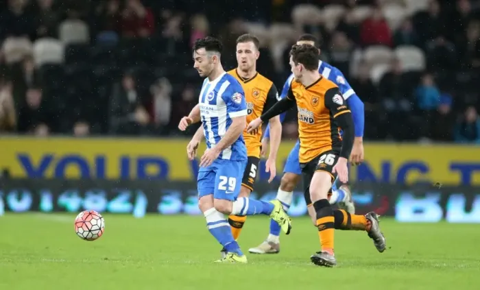 Framed Print : FA Cup: Hull City vs. Brighton & Hove Albion (09.01.2016) - Intense Match Action at KC Stadium Framed Print : FA Cup: Hull City vs. Brighton & Hove Albion (09.01.2016) - Intense Match Action at KC Stadium