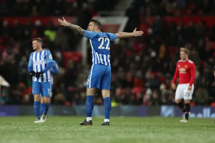 Framed Print : FA Cup Quarterfinal: Manchester United vs. Brighton and Hove Albion Showdown (17MAR18)