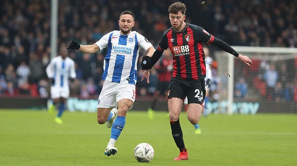 FA Cup Third Round: AFC Bournemouth vs. Brighton and Hove Albion, 5th January 2019 - Intense Match Action at Vitality Stadium