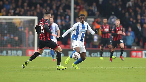 FA Cup Third Round: AFC Bournemouth vs. Brighton and Hove Albion (5 January 2019) - Intense Match Action at Vitality Stadium