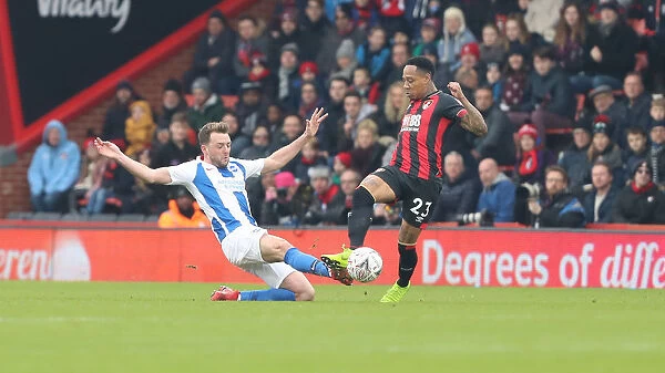 FA Cup Third Round: AFC Bournemouth vs. Brighton and Hove Albion (05JAN19) - Intense Match Action at Vitality Stadium
