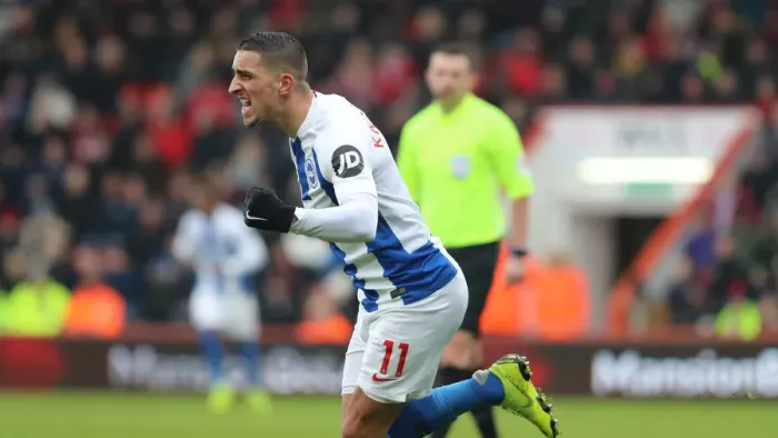 Framed Print : FA Cup Third Round: AFC Bournemouth vs. Brighton and Hove Albion, 5th January 2019 - Intense Action at Vitality Stadium